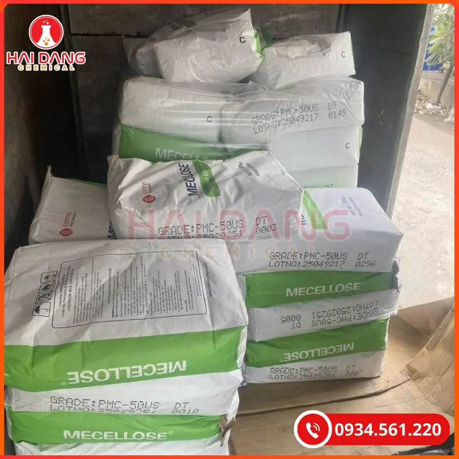 HEC Hàn Quốc Hydroxyethyl Cellulose Nguyên Liệu Tẩy Rửa | Giá Tốt Tại Kho Quảng Ninh