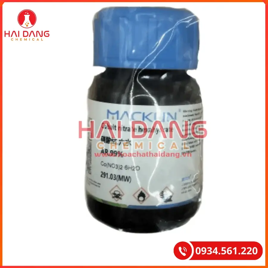 Cobalt Nitrate Hexahydrate Macklin 25g Hóa Chất Thí Nghiệm | Giá Tốt Quảng Ninh
