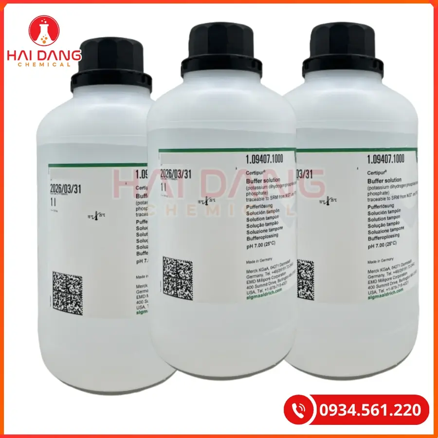 Buffer Solution pH 7.00 Merck 1094071000 1L Hóa Chất Thí Nghiệm | Giá Tốt Quảng Ninh