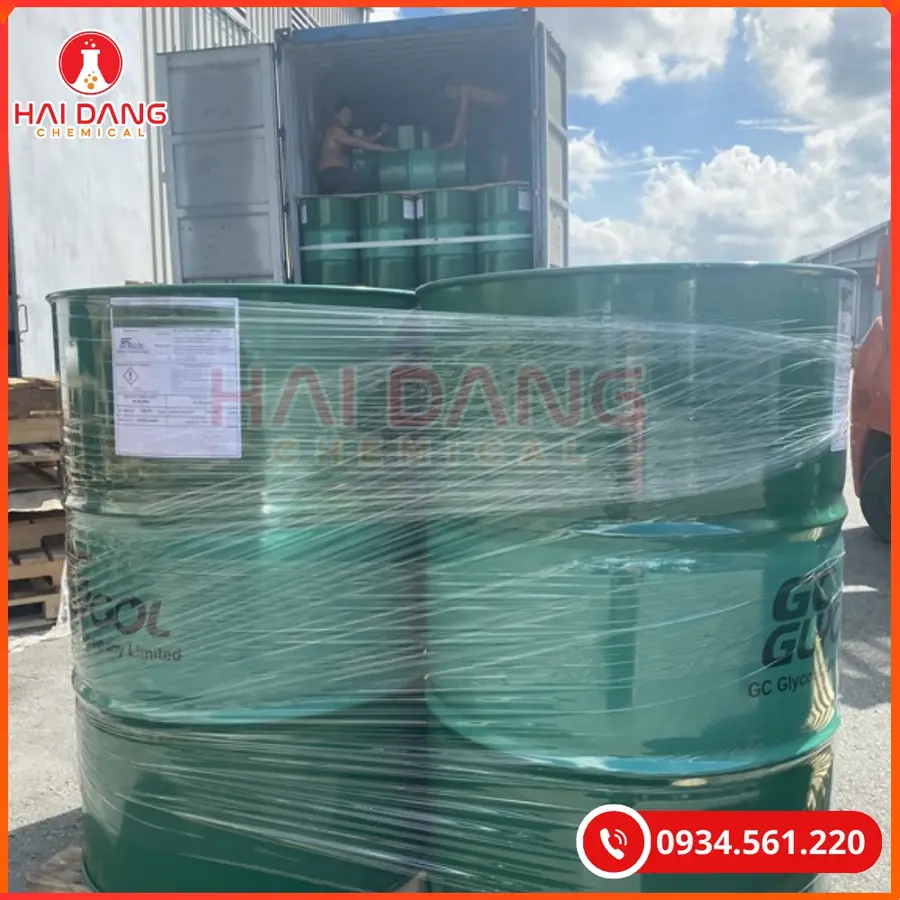 Mono Ethylene Glycol (MEG) Thái Lan 225kg/Phuy Dung Môi Công Nghiệp | Giá Tốt Quảng Ninh