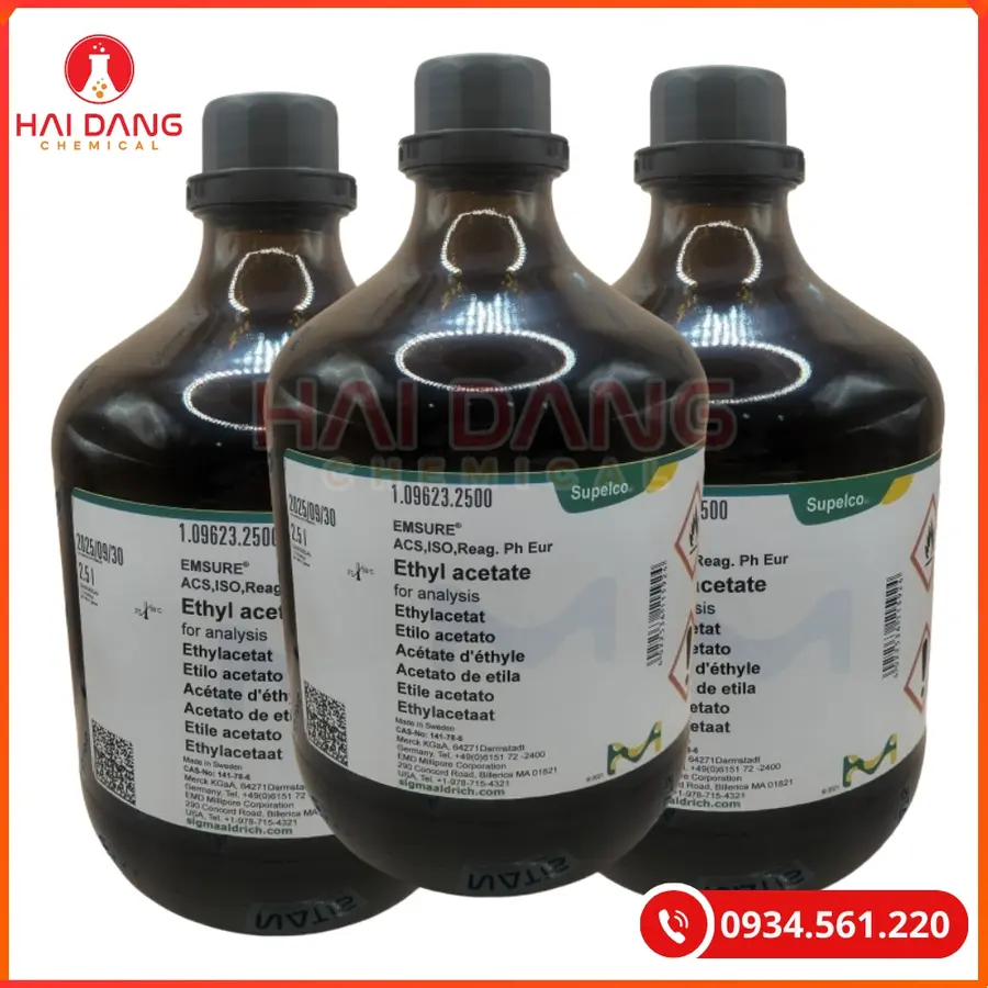 Ethyl Acetate Merck 2.5L Hóa Chất Thí Nghiệm | Giá Tốt Quảng Ninh