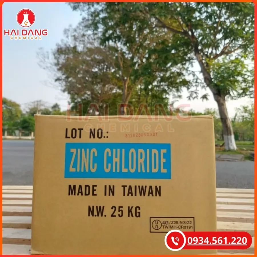Zinc Chloride Taiwan ZnCl2 Hóa Chất Công Nghiệp | Giá Tốt Quảng Ninh