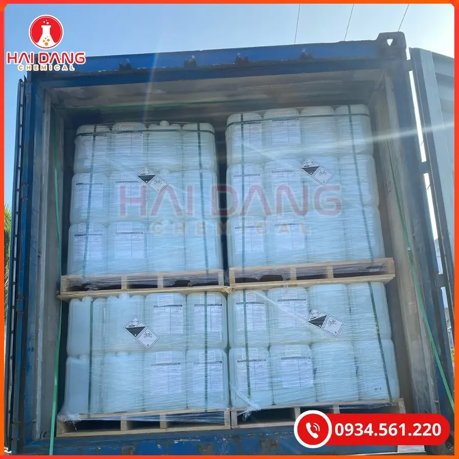 Acid Flouhydric HF 55% Trung Quốc Tẩy Rửa Kim Loại Xử Lý Bề Mặt | Giá Tốt Tại Kho Quảng Ninh
