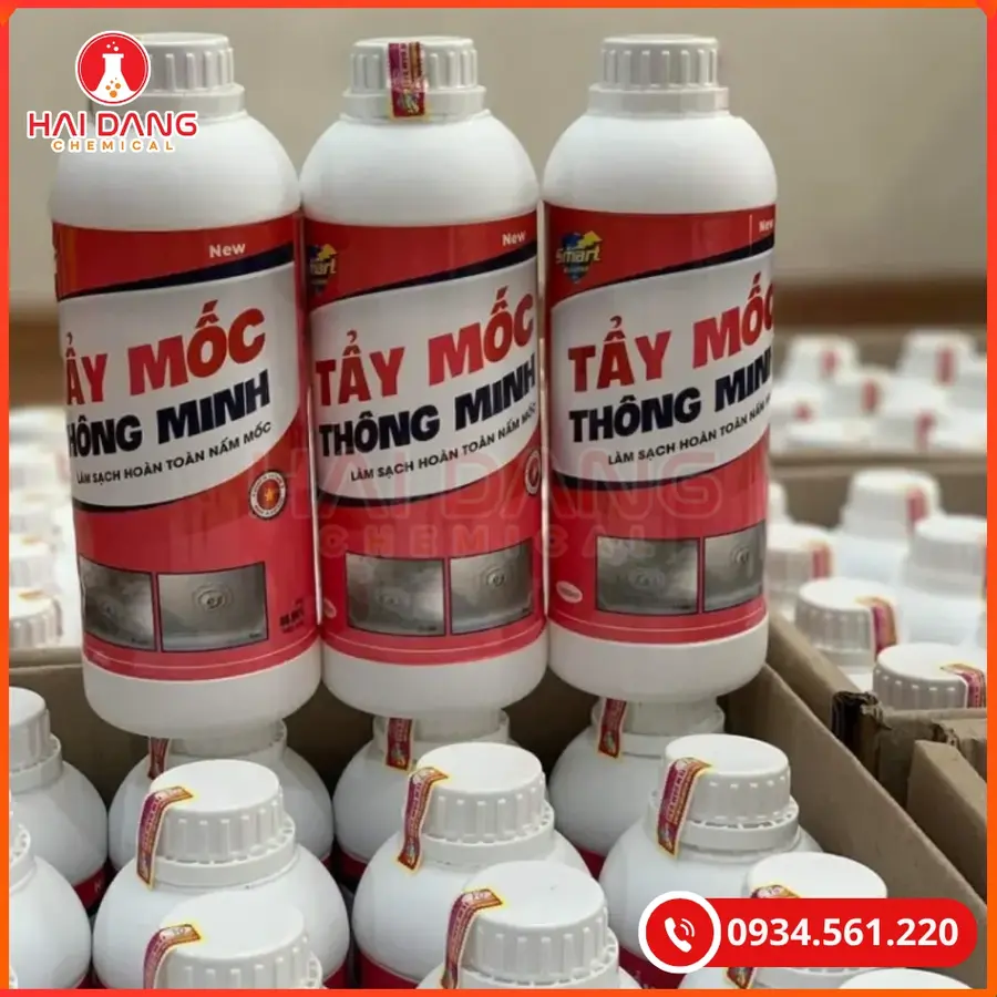 Tẩy Mốc Smart TM Việt Nam 1 Lít Chai Cho Hóa Chất Tẩy Rửa | Giá Tốt Quảng Ninh