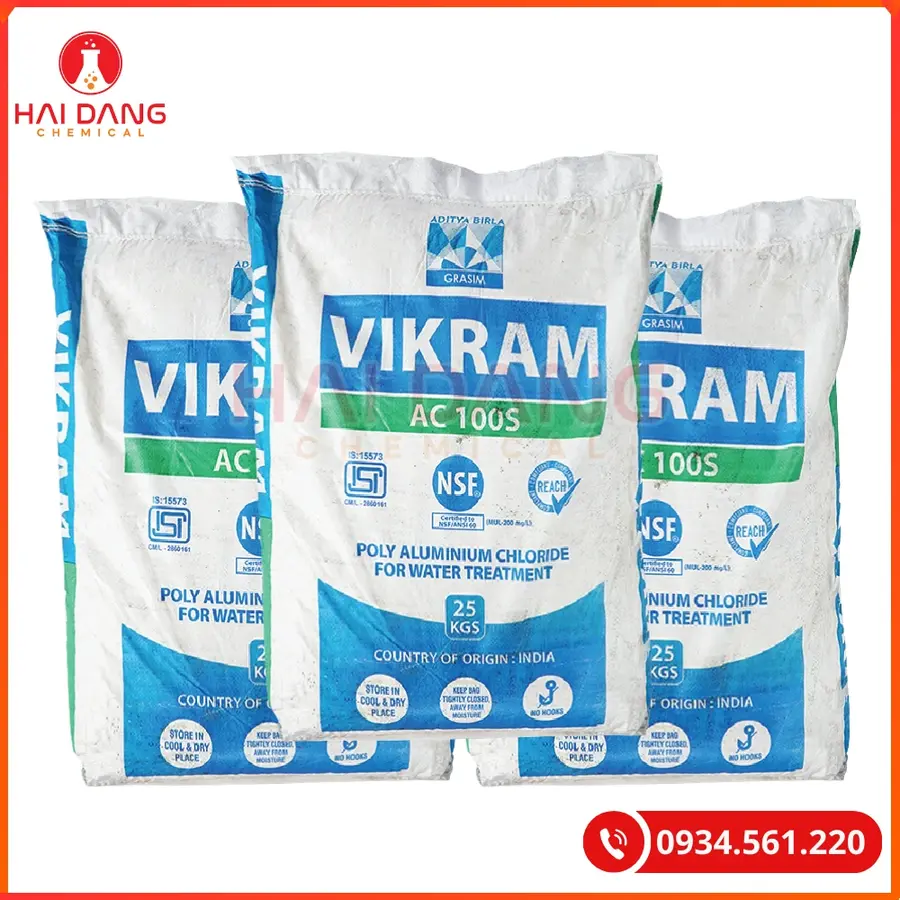 PAC Ấn Độ 30% Xử Lý Nước Keo Tụ Lắng Cặn | Giá Tốt Quảng Ninh