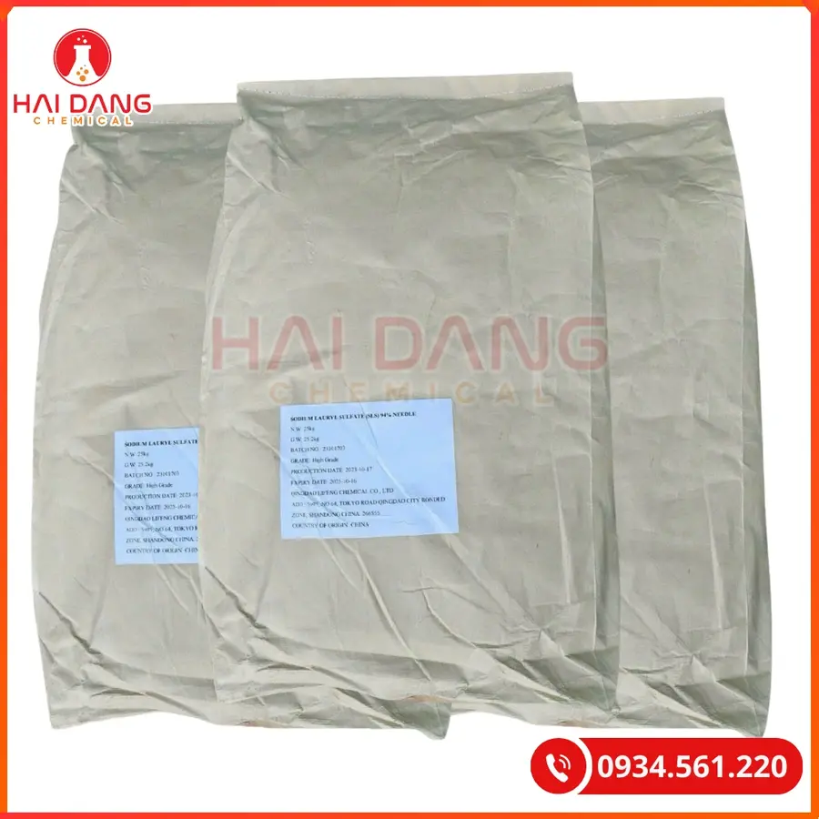 SLS Sodium Lauryl Sulfate Trung Quốc Nguyên Liệu Tẩy Rửa | Giá Tốt Tại Kho Quảng Ninh