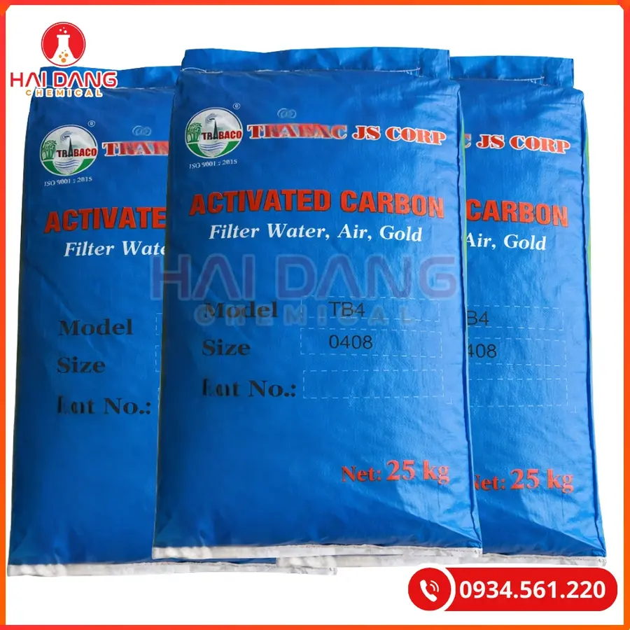 Than Hoạt Tính TB4 Iodine 900 Xử Lý Nước | Giá Tốt Quảng Ninh