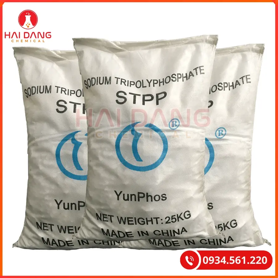 Sodium Tripolyphosphate STPP Phụ Gia Thực Phẩm | Giá Tốt Tại Kho Quảng Ninh