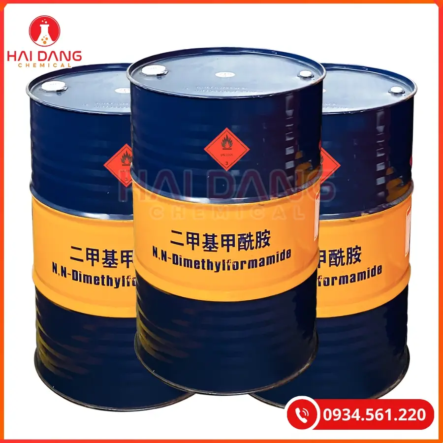 Dimethylformamide (DMF) China 190kg/Phuy Dung Môi Công Nghiệp | Giá Tốt Quảng Ninh