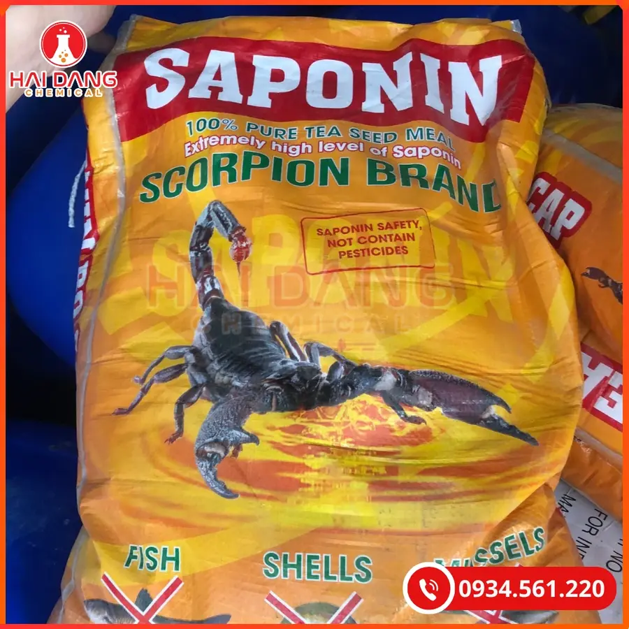 Saponin Trung Quốc Bao 10kg Diệt Cá Tạp | Giá Tốt Tại Kho Quảng Ninh