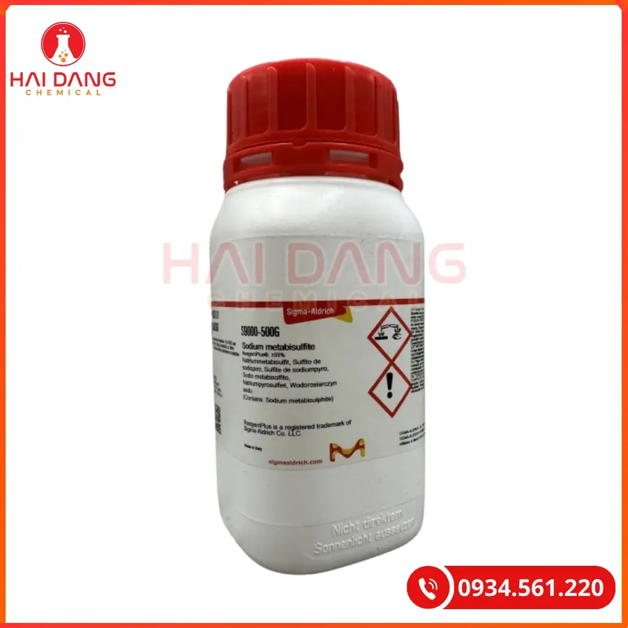 Sodium Metabisulfite Sigma 500g Hóa Chất Thí Nghiệm | Giá Tốt Quảng Ninh