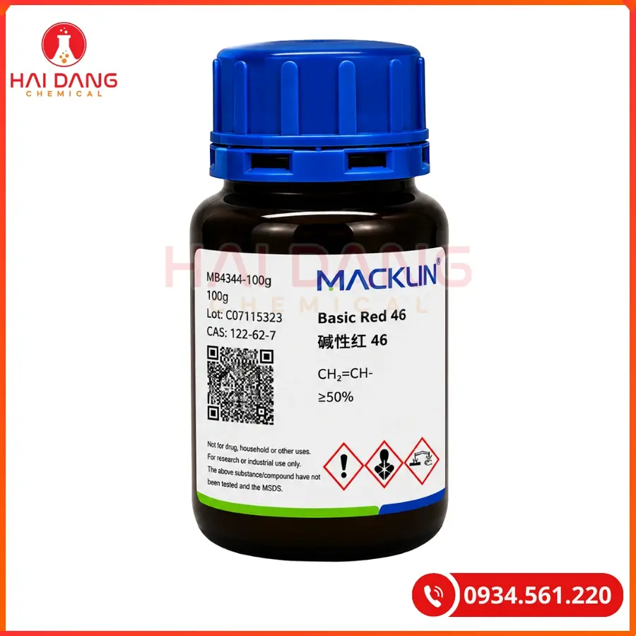 Basic Red 46 Macklin 100g Hóa Chất Thí Nghiệm | Giá Tốt Quảng Ninh