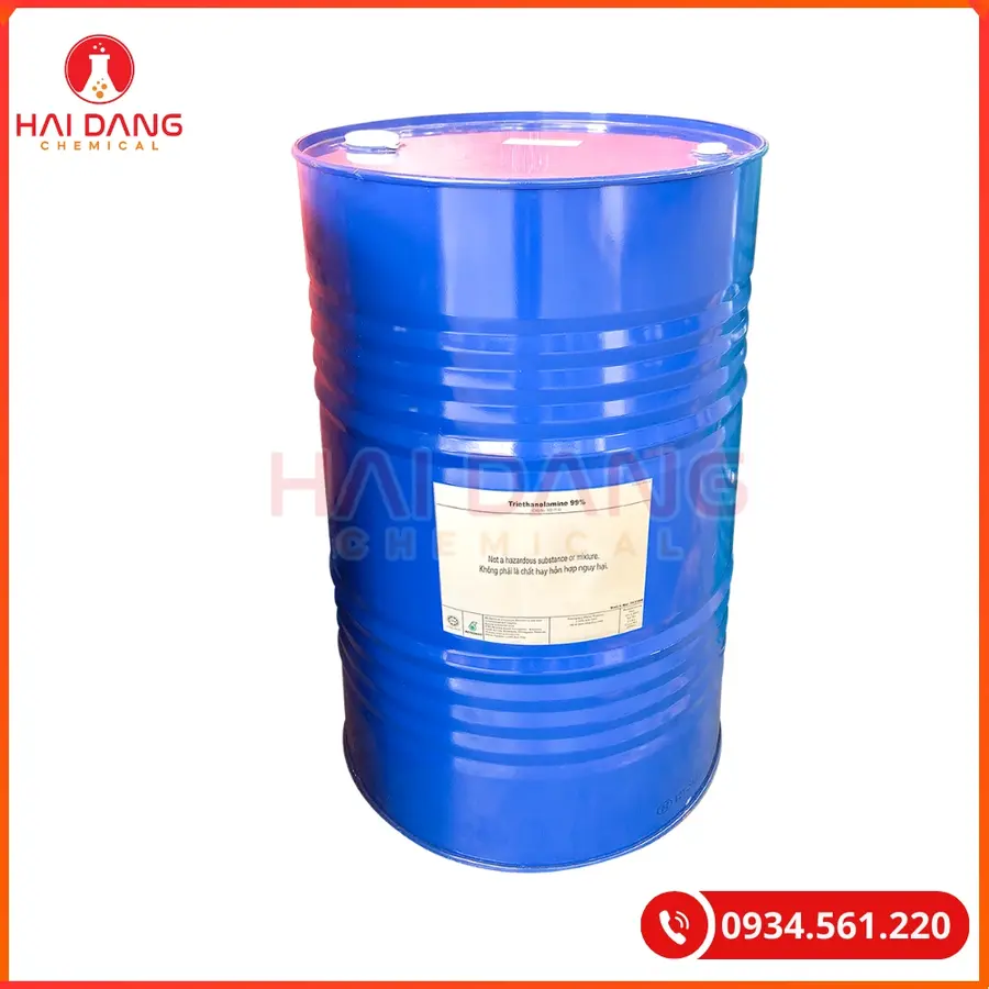 Triethanolamine (TEA) Malaysia 232kg/Phuy Dung Môi Công Nghiệp | Giá Tốt Quảng Ninh