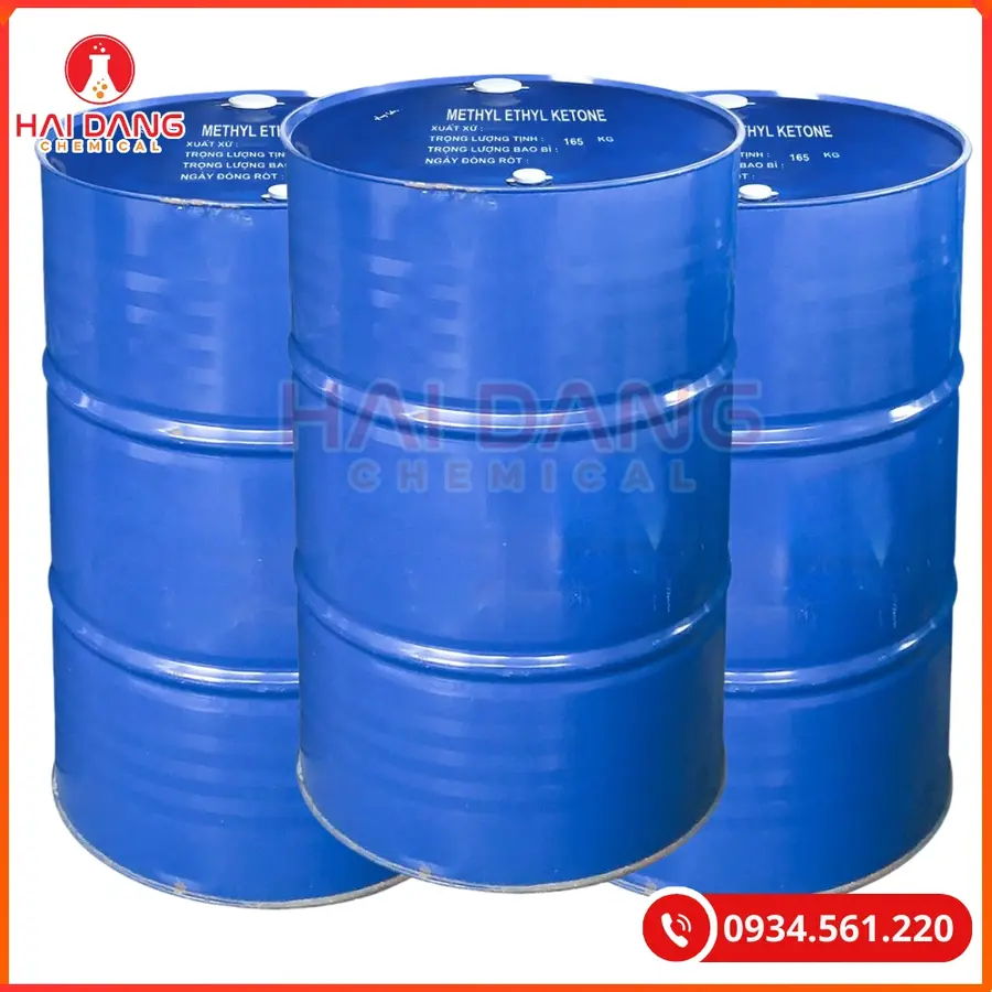 Methyl Ethyl Ketone (MEK) Nhật Bản 165kg/Phuy Dung Môi Công Nghiệp | Giá Tốt Quảng Ninh