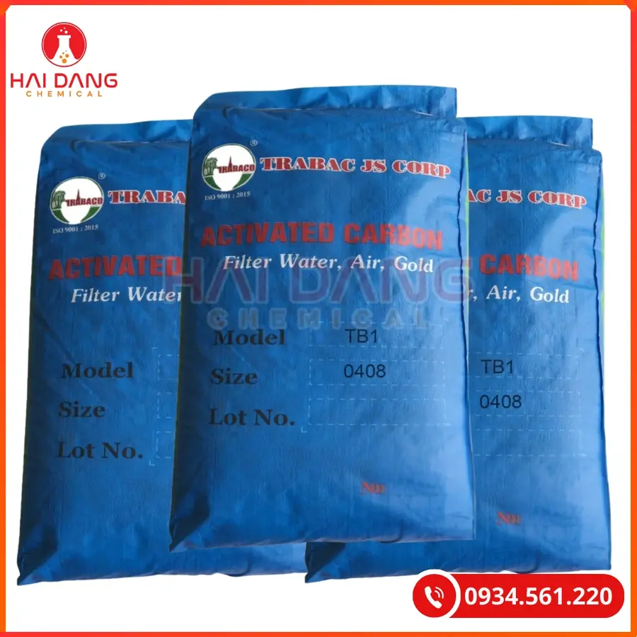 Than Hoạt Tính TB1/TBG0612 Iodine 1200 Xử Lý Nước | Giá Tốt Quảng Ninh
