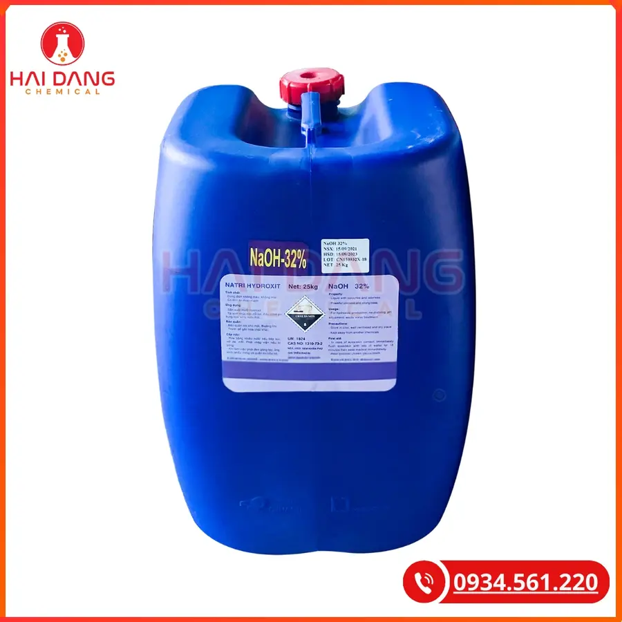Xút Lỏng NaOH 32% Việt Nam Hóa Chất Công Nghiệp | Giá Tốt Quảng Ninh
