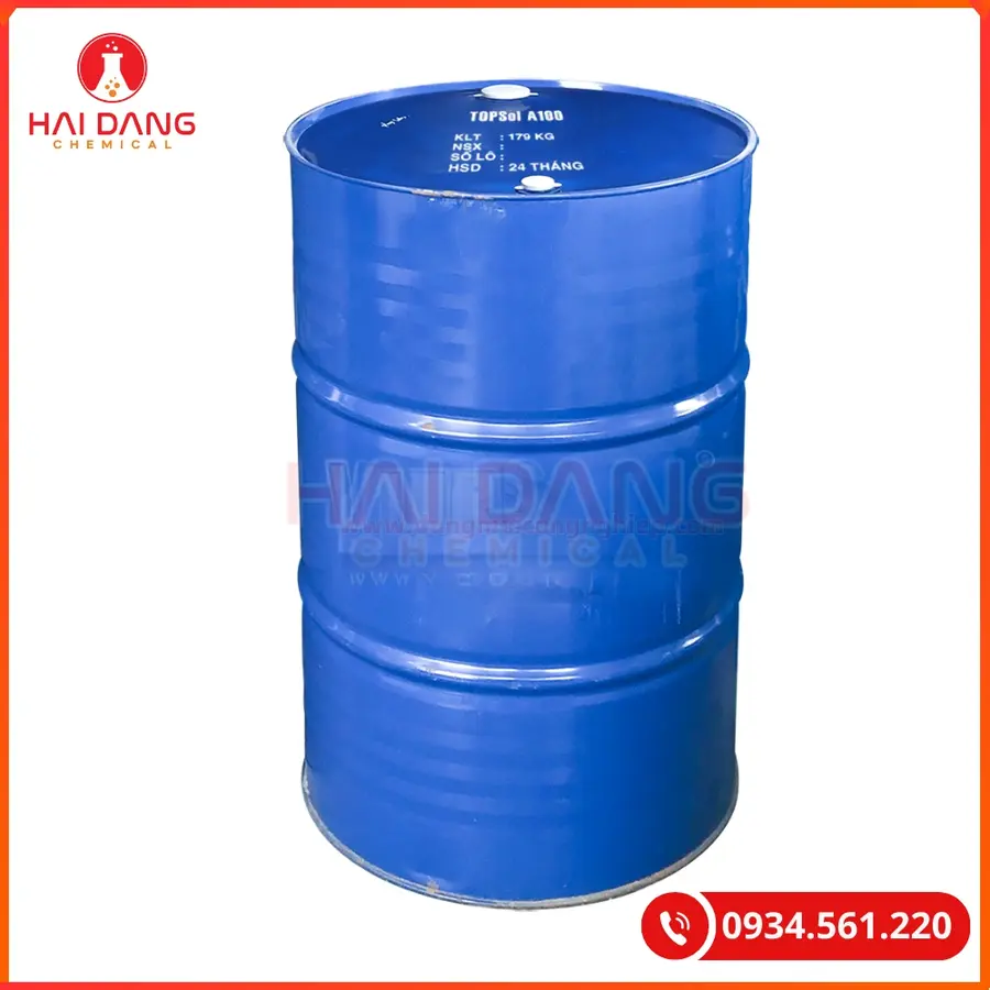 TopSolvent A100 Thái Lan 179kg/Phuy Dung Môi Công Nghiệp | Giá Tốt Quảng Ninh