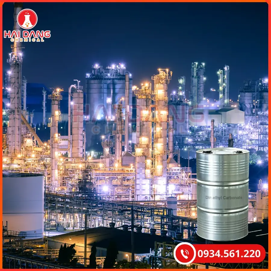 Dimethyl Carbonate (DMC) Trung Quốc 200kg/Phuy Dung Môi Công Nghiệp | Giá Tốt Quảng Ninh