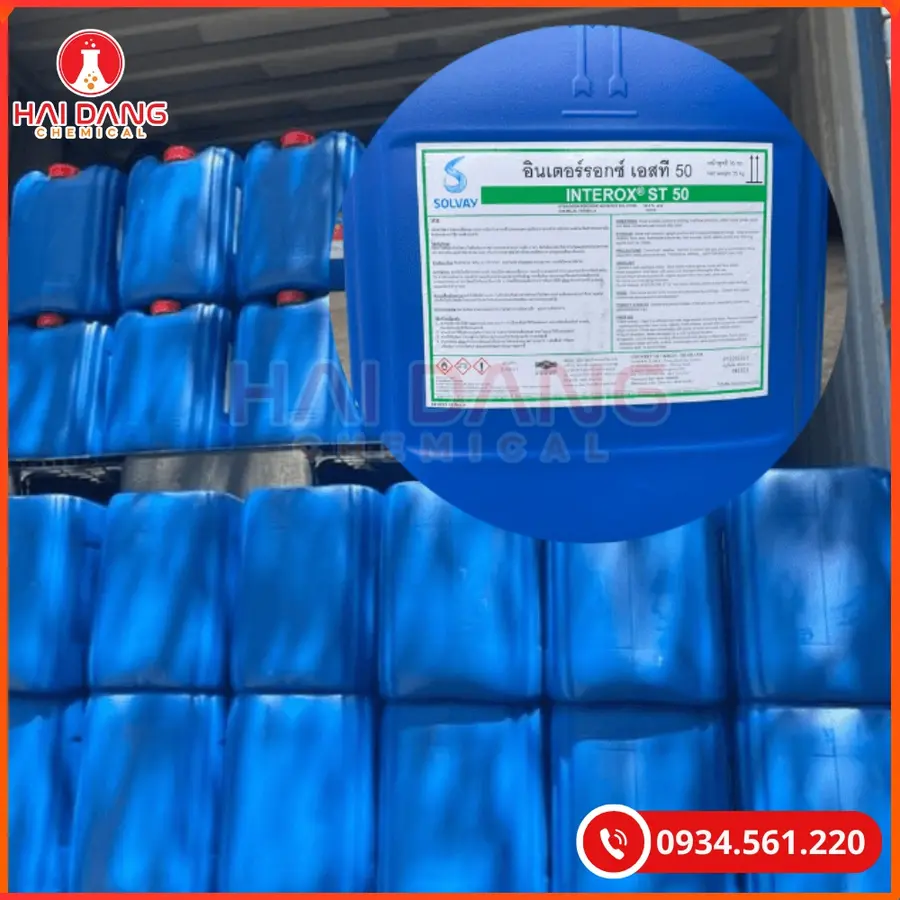 Hydrogen Peroxide Oxy Già H₂O₂ Thái Lan Can 35kg | Giá Tốt Tại Kho Quảng Ninh