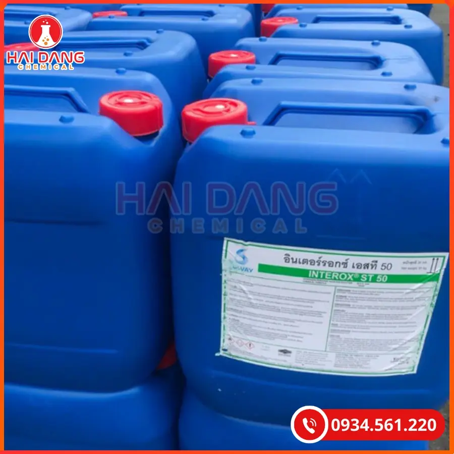 Hydrogen Peroxide Oxy Già H₂O₂ Thái Lan Can 35kg | Giá Tốt Tại Kho Quảng Ninh