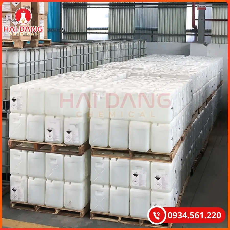 Acid Flouhydric HF 55% Trung Quốc Tẩy Rửa Kim Loại Xử Lý Bề Mặt | Giá Tốt Tại Kho Quảng Ninh