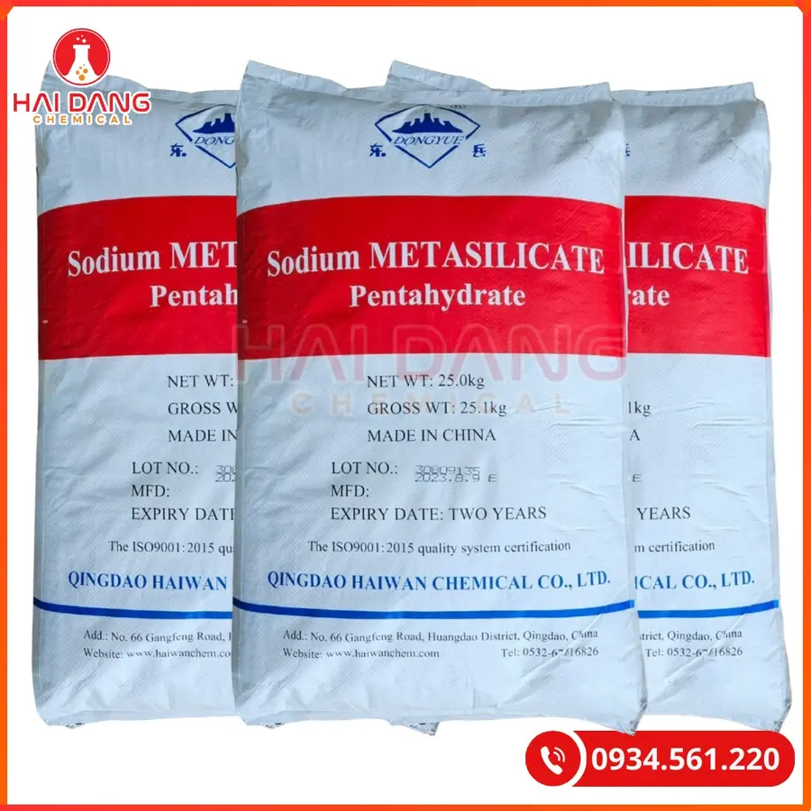 Sodium Metasilicate Na2SiO3 Trung Quốc Hóa Chất Công Nghiệp | Giá Tốt Quảng Ninh