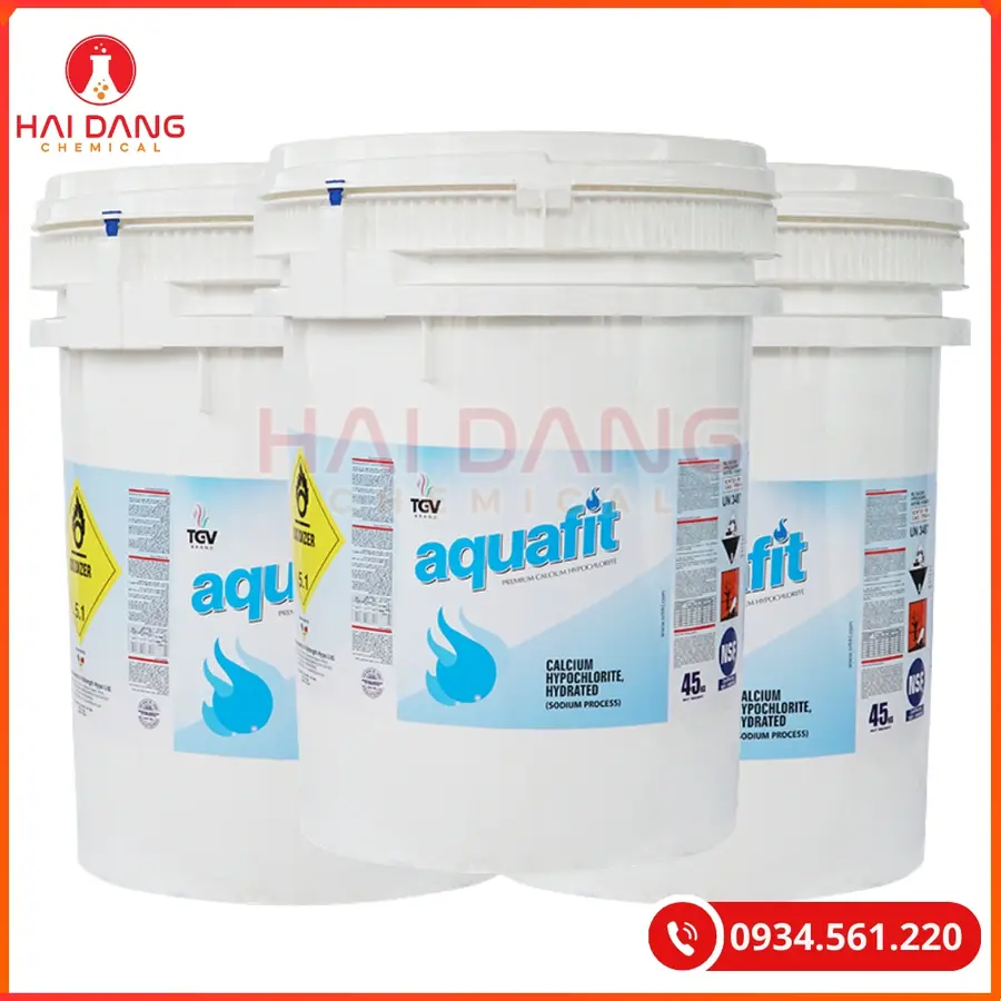 Clorin Ấn Độ Aquafit Thùng 45Kg Khử Trùng Nước | Giá Tốt Quảng Ninh