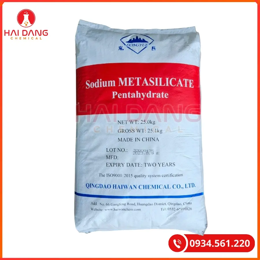 Sodium Metasilicate Na2SiO3 Trung Quốc Hóa Chất Công Nghiệp | Giá Tốt Quảng Ninh