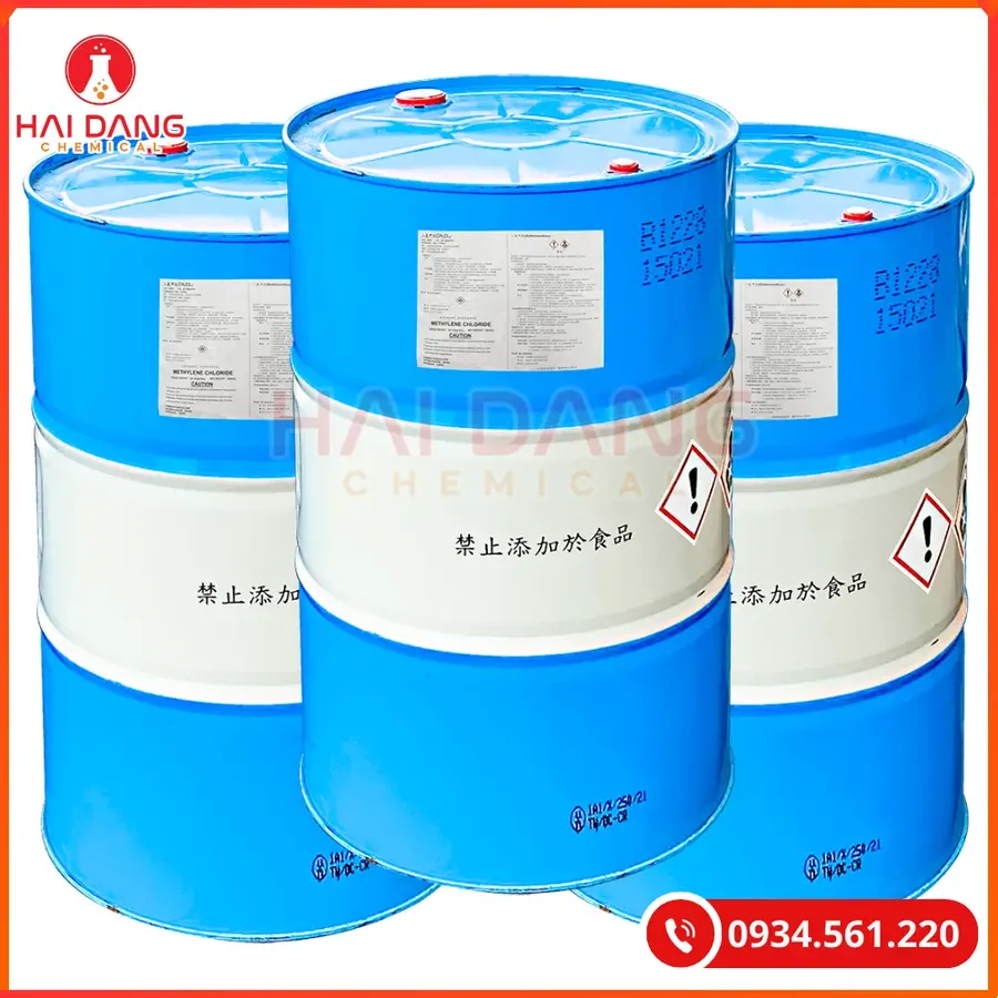 Methylene Chloride (MC) Đài Loan 250kg/Phuy Dung Môi Công Nghiệp | Giá Tốt Quảng Ninh