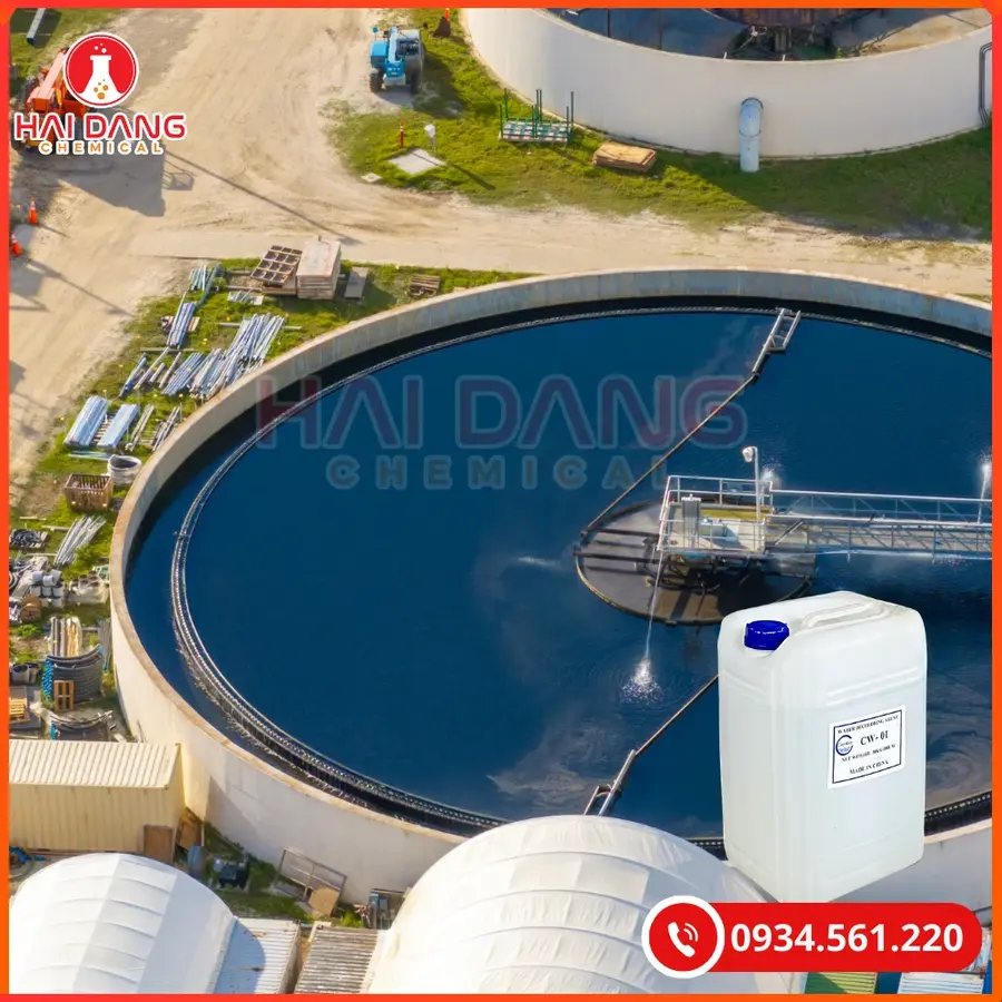 Khử Màu Nước Thải CW-01 Trung Quốc Can 30Kg | Giá Tốt Quảng Ninh