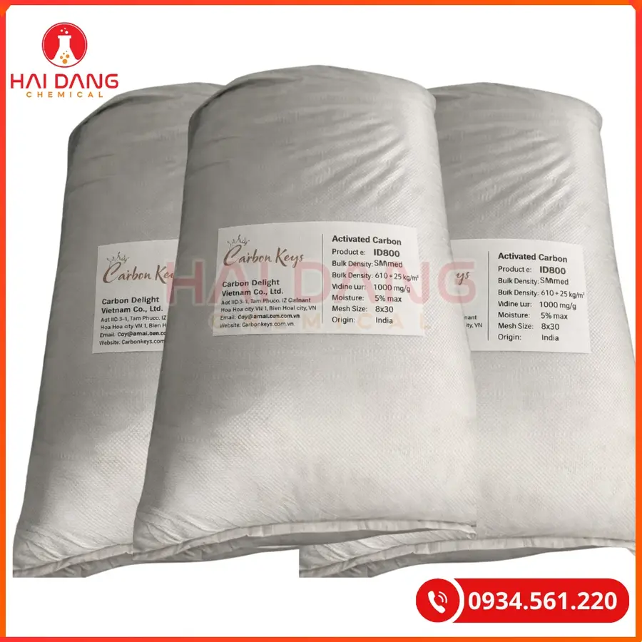 Than Hoạt Tính Hạt CK500 Iodine 500 Min Xử Lý Nước | Giá Tốt Quảng Ninh