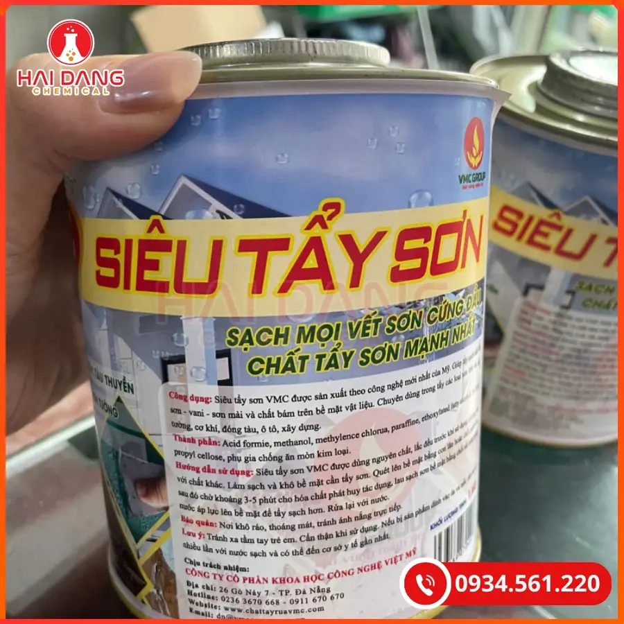 Tẩy Sơn VMC Việt Nam 1 Lít Chai Cho Vệ Sinh Công Nghiệp | Giá Tốt Quảng Ninh