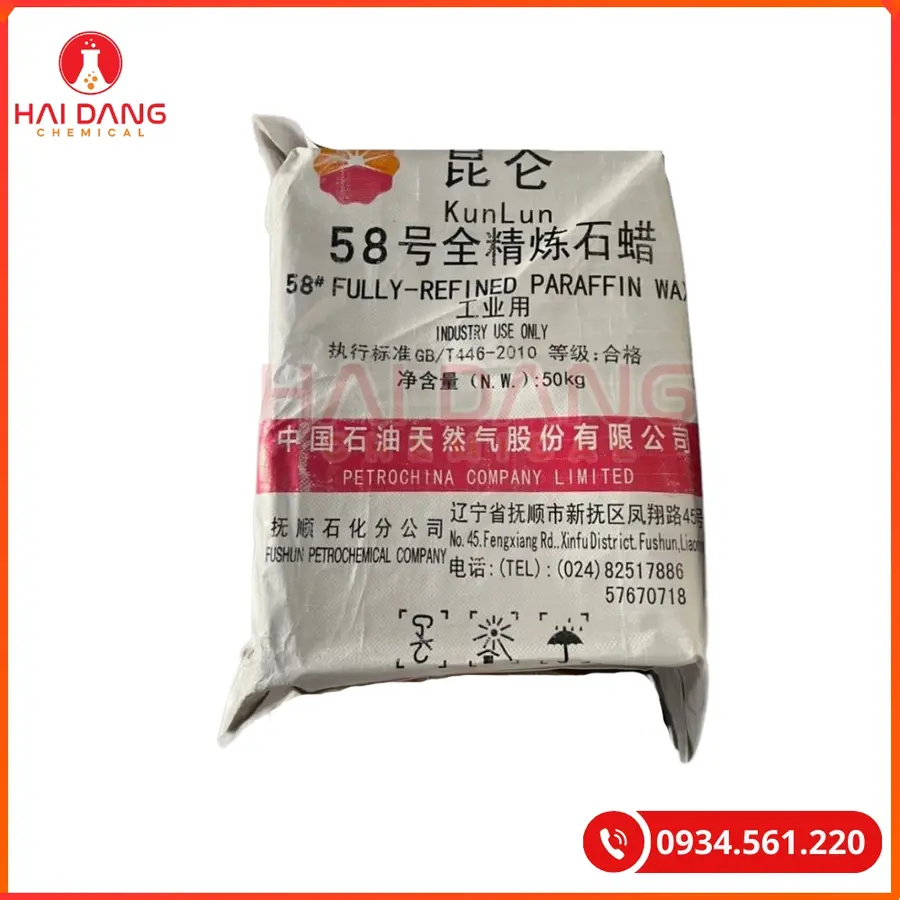Sáp Paraffin Wax 58 Trung Quốc Hóa Chất Công Nghiệp | Giá Tốt Quảng Ninh