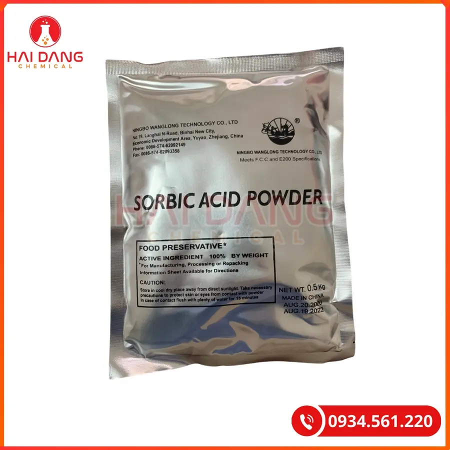Acid Sorbic Trung Quốc | Giá Tốt Tại Quảng Ninh