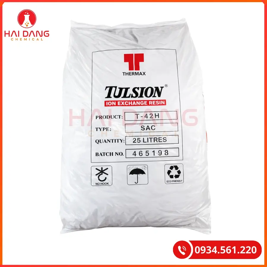 Hạt Trao Đổi Ion Cation Tulsion T42H Thermax Khử Khoáng Nước | Giá Tốt Quảng Ninh