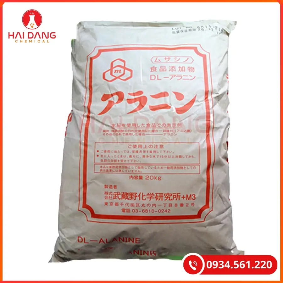 DL-Alanine Phụ Gia Thực Phẩm Điều Vị | Giá Tốt Tại Kho Quảng Ninh