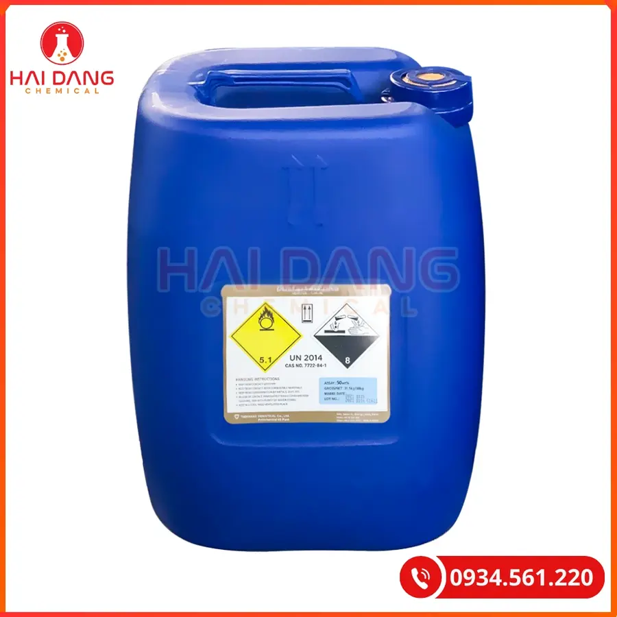 Oxy Già Hydrogen Peroxide H2O2 Hàn Quốc Hóa Chất Công Nghiệp | Giá Tốt Quảng Ninh