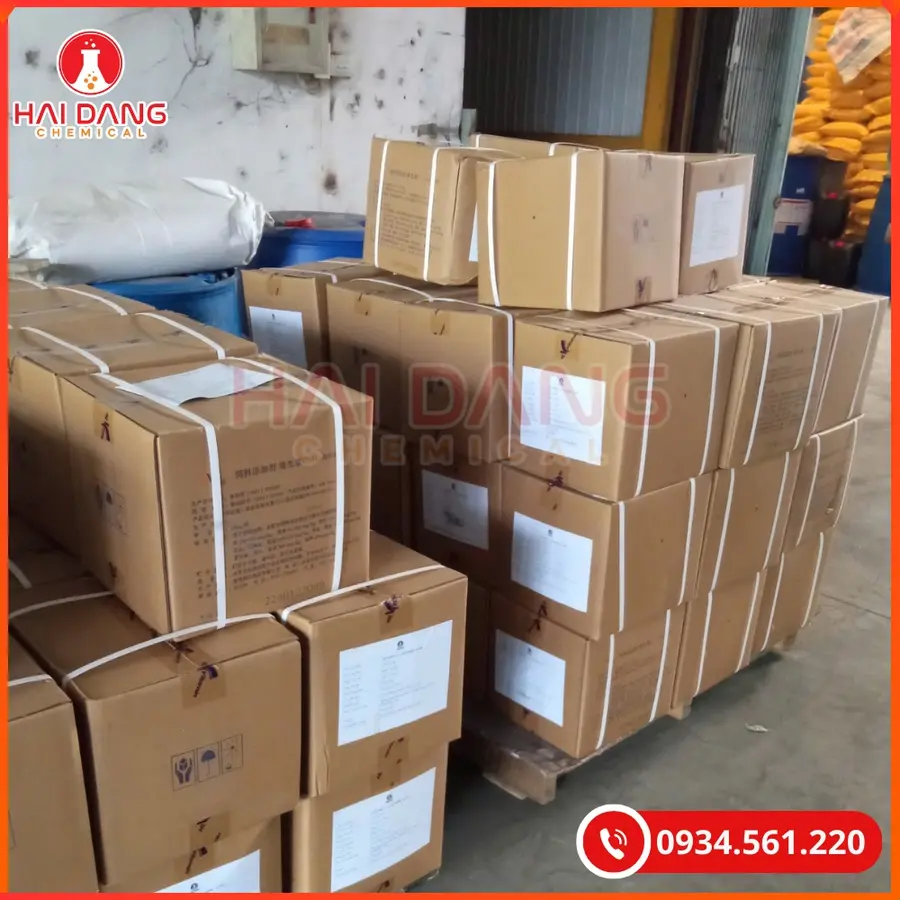 Ascorbic Acid Vitamin C Trung Quốc Thùng 25kg Tăng Đề Kháng Thủy Sản | Giá Tốt Tại Kho Quảng Ninh