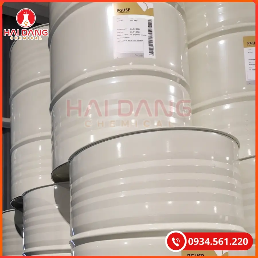 Polypropylene Glycol (PPG) Hàn Quốc 210kg/Phuy Dung Môi Công Nghiệp | Giá Tốt Quảng Ninh