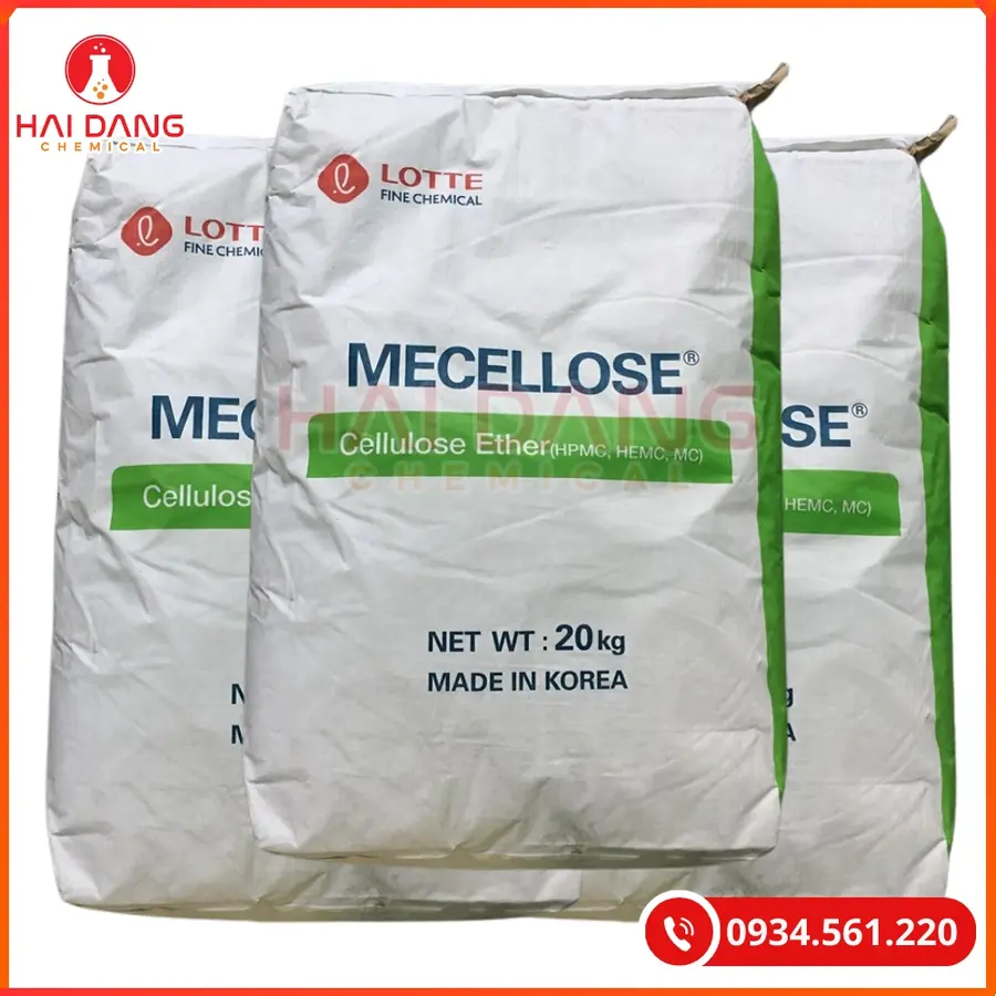 HEC Hàn Quốc Hydroxyethyl Cellulose Nguyên Liệu Tẩy Rửa | Giá Tốt Tại Kho Quảng Ninh