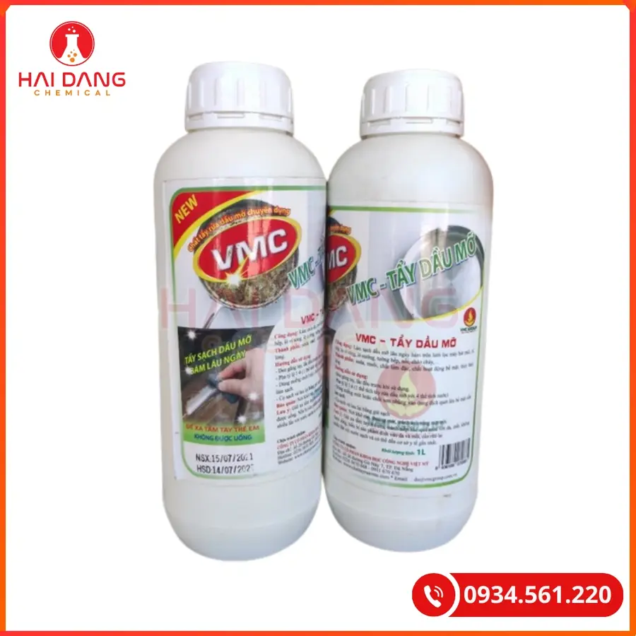 Tẩy Dầu Mỡ VMC Việt Nam 1 Lít Chai Cho Hóa Chất Tẩy Rửa | Giá Tốt Quảng Ninh
