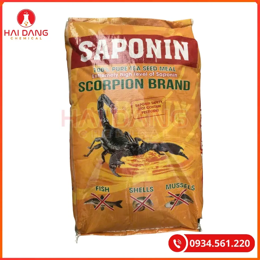 Saponin Trung Quốc Bao 10kg Diệt Cá Tạp | Giá Tốt Tại Kho Quảng Ninh