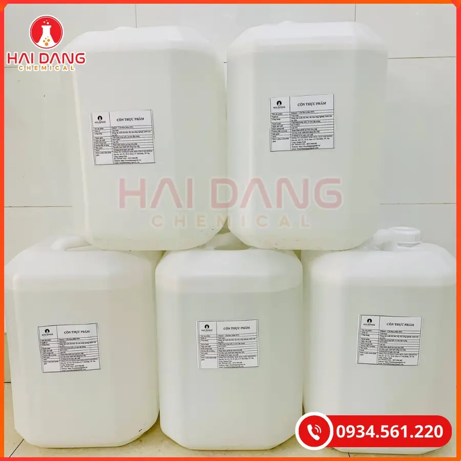 Cồn Ethanol 96% C2H5OH Việt Nam Phuy 200 Lít Hoặc Can 20 Lít Cho Hóa Chất Tẩy Rửa | Giá Tốt Quảng Ninh