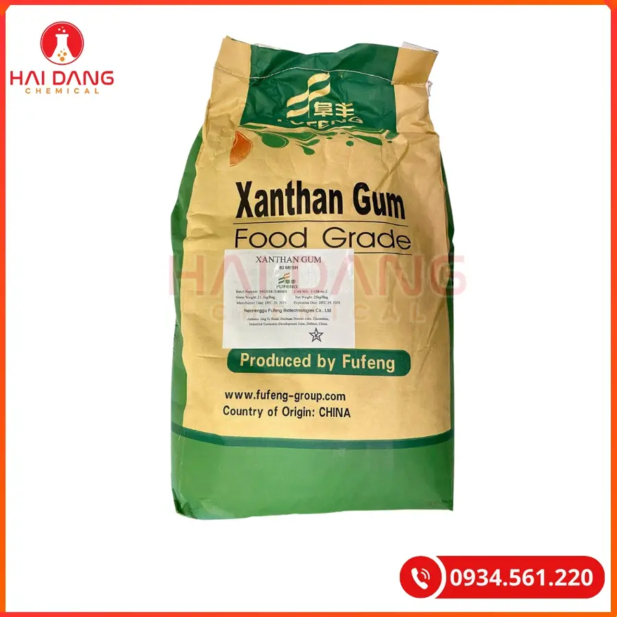 Xanthan Gum F80 Thực Phẩm | Giá Tốt Tại Kho Quảng Ninh