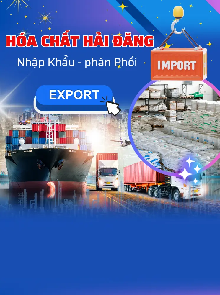 Xuất nhập khẩu và phân phối đa dạng hóa chất giao hàng toàn quốc